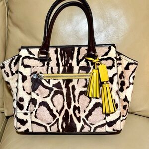 Coach Legacy Ocelot Halfcalf Medium - Candace Carryall Style:  21666